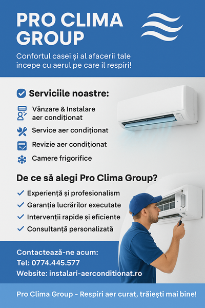 Instalatii climatizare.